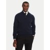 Pull demi zippé Regular en laine vierge BOSS