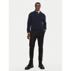 Pull demi zippé Regular en laine vierge BOSS