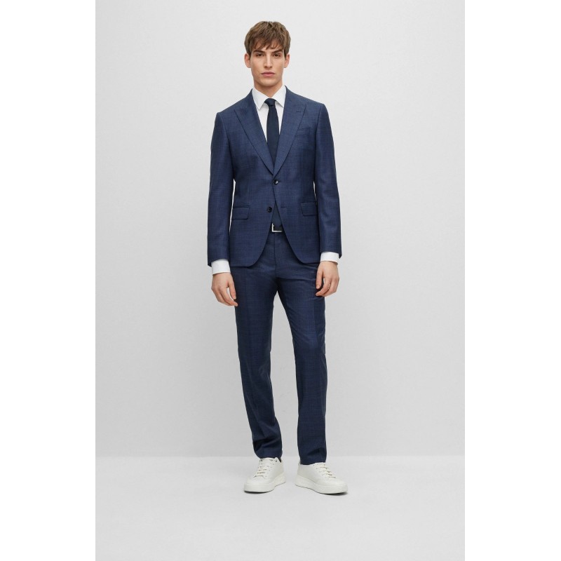 Costume slim en laine stretch BOSS