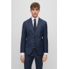 Costume slim en laine stretch BOSS
