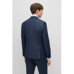 Costume slim en laine stretch BOSS