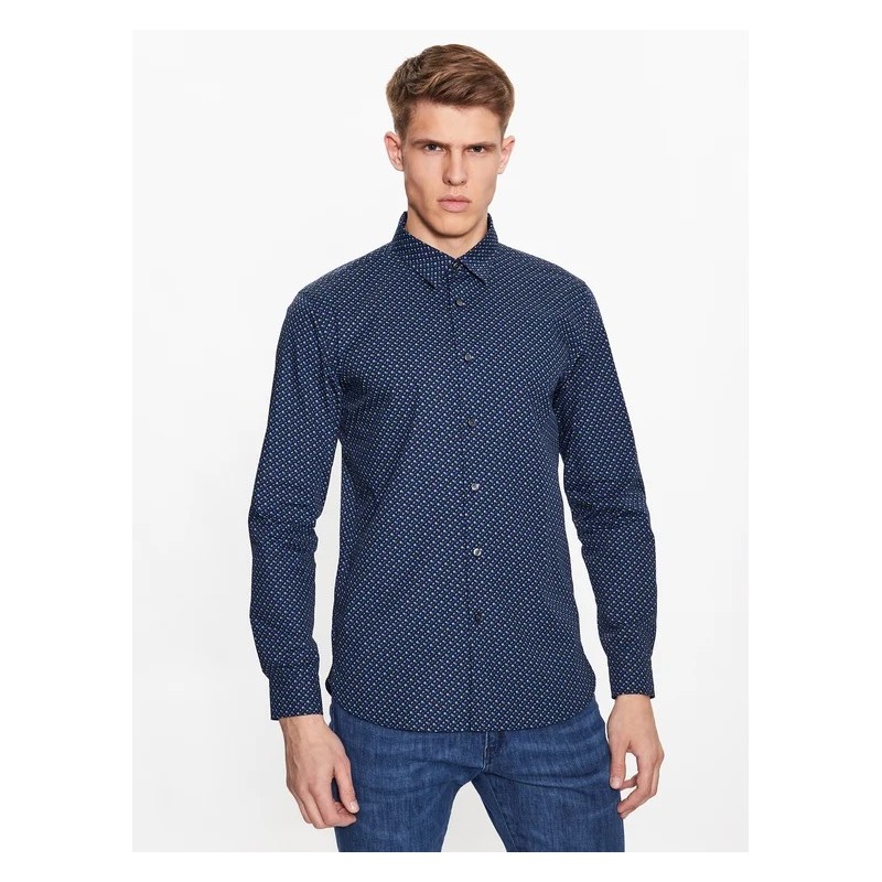 Chemise fantaisie en coton BOSS