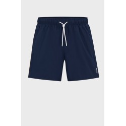 Short de bain avec bande signature et logo BOSS