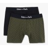 Pack de boxers uni et pois EDEN PARK